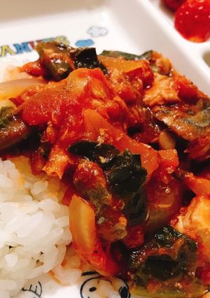 子供も完食！鯖缶の栄養たっぷりトマト煮-レシピのメイン写真