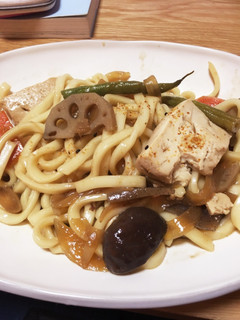 ☆こってり焼うどん☆肉豆腐リメイク-レシピのメイン写真