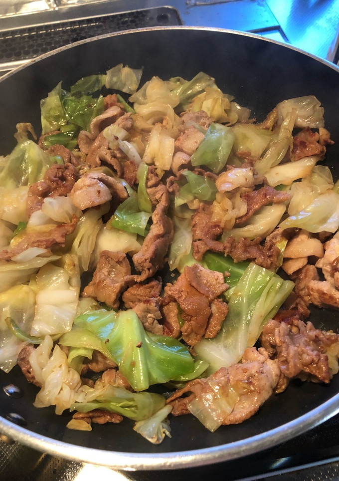 簡単☆すき焼きのタレで肉野菜炒め♡-レシピのメイン写真