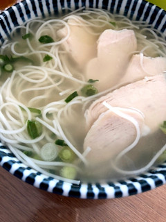 冷凍サラダチキンで!簡単☆にゅうめん-レシピのメイン写真