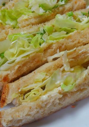 ごま食パンの野菜サンド-レシピのメイン写真