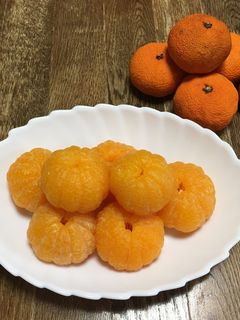 温泉みかん! みかん茹でちゃいました-レシピのメイン写真