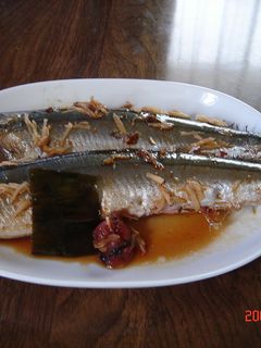 さんまの梅煮-レシピのメイン写真