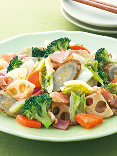 冬野菜の柚子こしょう炒め-レシピのメイン写真