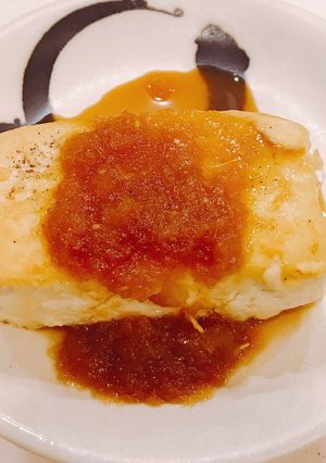 豆腐ステーキ、おろし玉ねぎソース！-レシピのメイン写真