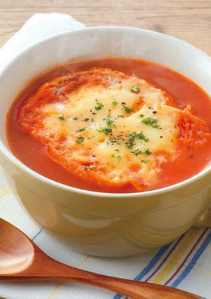 野菜ジュースのグラタンスープ-レシピのメイン写真