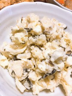 新☆ポテサラ!キャベツと塩昆布-レシピのメイン写真