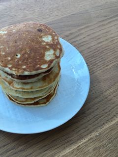 砂糖なしで甘い米粉バナナパンケーキ-レシピのメイン写真