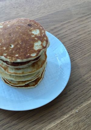 砂糖なしで甘い米粉バナナパンケーキ-レシピのメイン写真