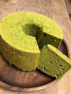 しっとりふわふわ抹茶シフォンケーキ17㌢-レシピのメイン写真