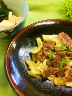 牛肉のレモン塩炒め(腎臓病食)-レシピのメイン写真