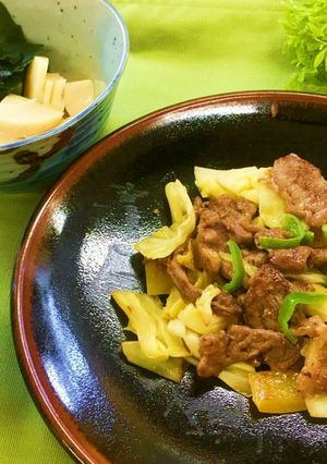 牛肉のレモン塩炒め（腎臓病食）-レシピのメイン写真