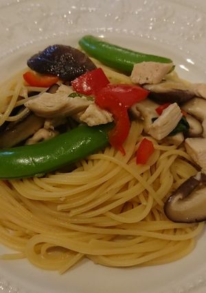 アス飯にも！サラダチキンのパスタ-レシピのメイン写真