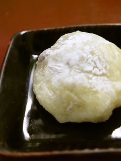 昼おやつ♪りんごの赤ワイン煮でクイック餅-レシピのメイン写真