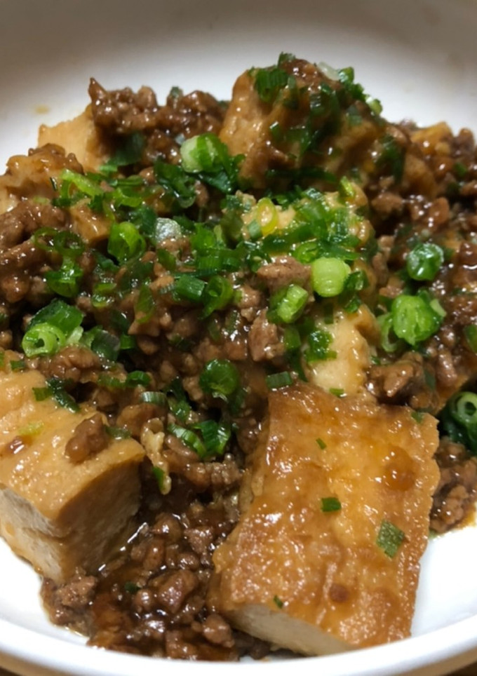 厚揚げとひき肉の炒め煮-レシピのメイン写真