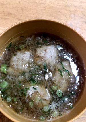 メンスープで簡単！とり団子のみぞれ煮♪-レシピのメイン写真