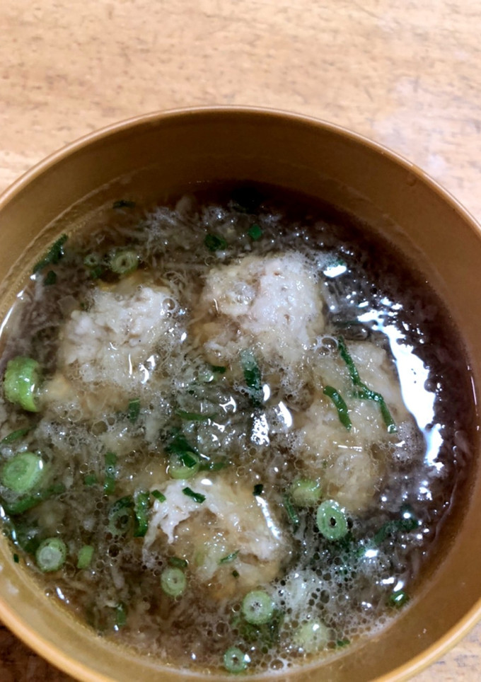 メンスープで簡単！とり団子のみぞれ煮♪-レシピのメイン写真
