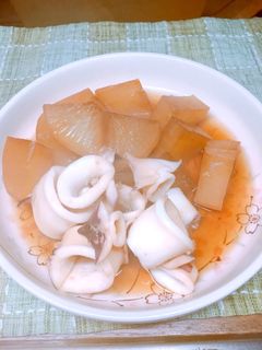 ヤリイカと大根のさっと煮-レシピのメイン写真