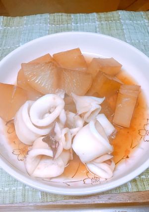 ヤリイカと大根のさっと煮-レシピのメイン写真