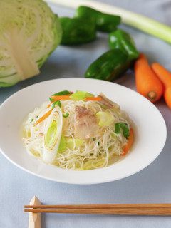 動画あり!ワンパンで簡単☆塩焼ビーフン-レシピのメイン写真