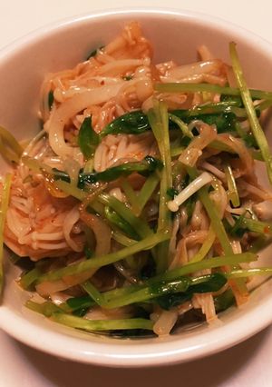 豆苗・えのきのキムチ-レシピのメイン写真