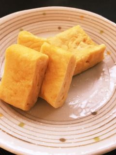 簡単☆材料4つで卵焼き!-レシピのメイン写真