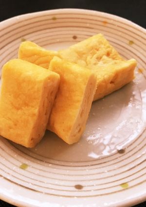 簡単☆材料4つで卵焼き！-レシピのメイン写真
