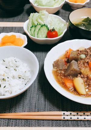じゃがいものそぼろ煮-レシピのメイン写真