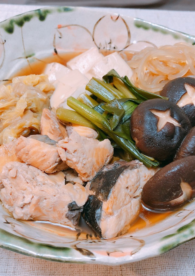 鮭水煮缶と野菜の優しい煮物-レシピのメイン写真