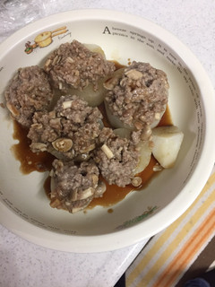 大根とひき肉、しめじの蒸し物-レシピのメイン写真