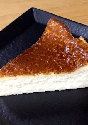 フープロでタルト無しベイクドチーズケーキ-レシピのメイン写真