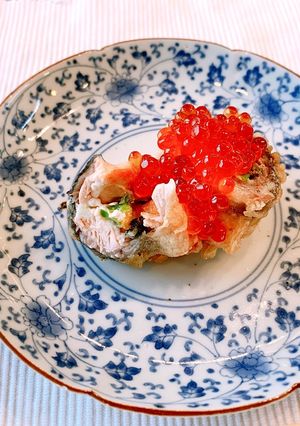 ☆サーモンいくら天-レシピのメイン写真