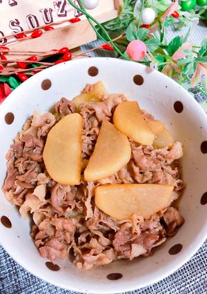 炒め煮でご飯が進む!!　豚バラ大根煮!!-レシピのメイン写真