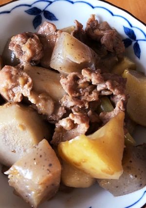 林檎と里芋の煮物-レシピのメイン写真