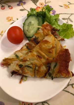 チーズでカリカリ。ハッシュドポテト-レシピのメイン写真