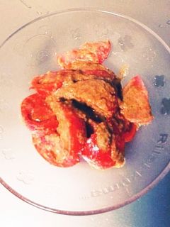 簡単♪美味♪トマトのゴマ和え♪-レシピのメイン写真