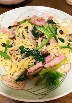 つゆボナーラ-レシピのメイン写真