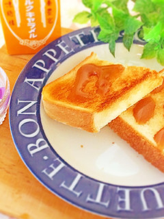 市販のキャラメルでキャラメルトースト-レシピのメイン写真