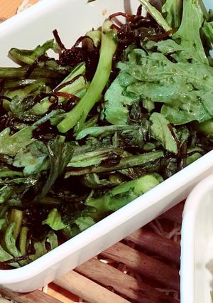 春菊の塩昆布和え-レシピのメイン写真