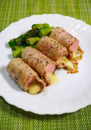 簡単！魚肉の豚バラちーずマキマキ-レシピのメイン写真