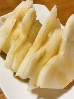 なしのはちみつかけ-レシピのメイン写真