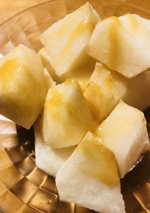 なしのマヌカハニーかけ-レシピのメイン写真
