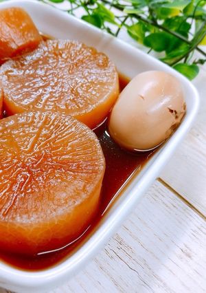 ＊基本放置＊中まで味じゅわ〜♡甘辛大根＊-レシピのメイン写真