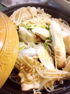 さわらやお魚のあらで♪えのきの酒蒸し-レシピのメイン写真