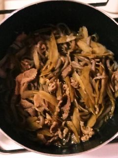 簡単♪牛肉とゴボウのしぐれ煮♪-レシピのメイン写真