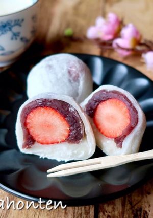 ひな祭りにも!いちご大福-レシピのメイン写真