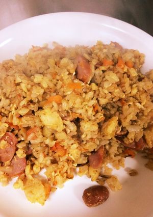 子供喜ぶ焦がしにんにくチャーハン-レシピのメイン写真