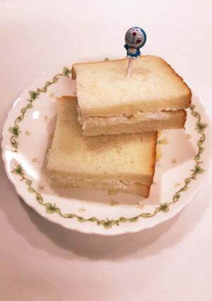 ❁りんごと生クリームのサンドイッチ❁-レシピのメイン写真