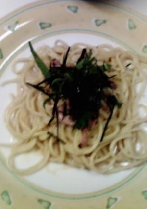 イカの塩辛スパゲティ-レシピのメイン写真
