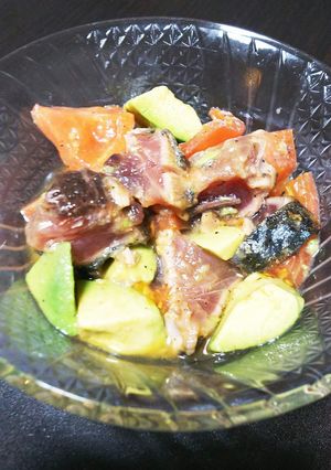 切って和えるだけ★カツオのカルパッチョ-レシピのメイン写真